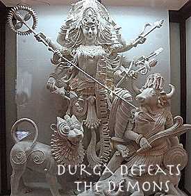 Durga Defeats the Demons: Our Mother God triumphant
